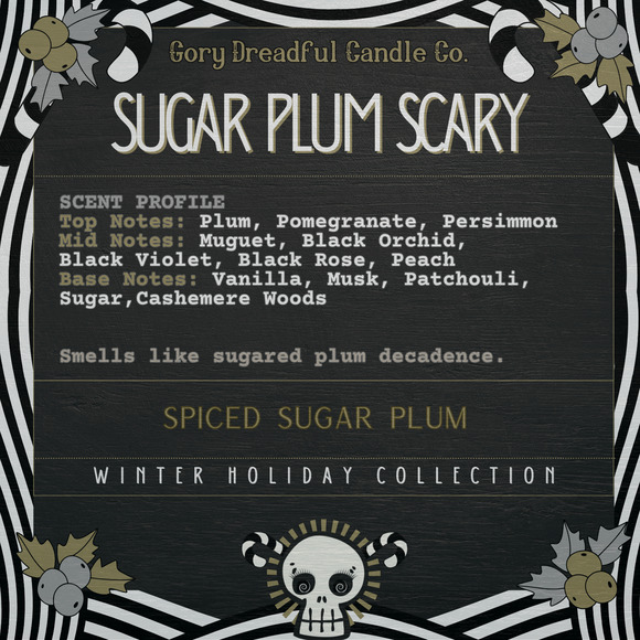Sugar Plum Scary Sizzling Room Salt Crystal Potpourri: Spiced Sugar Plum Scent - Picture 2 of 9